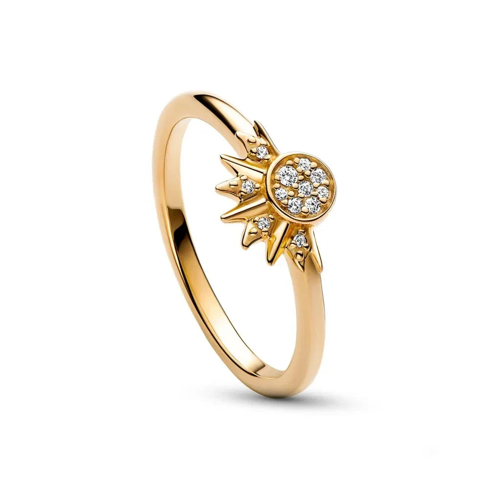 Disney 2024 New Fashion Mickey Mouse Women's Ring Original Valentine's Day Jewelry Gift Couple Ring Jewelry SetsGift Rings
