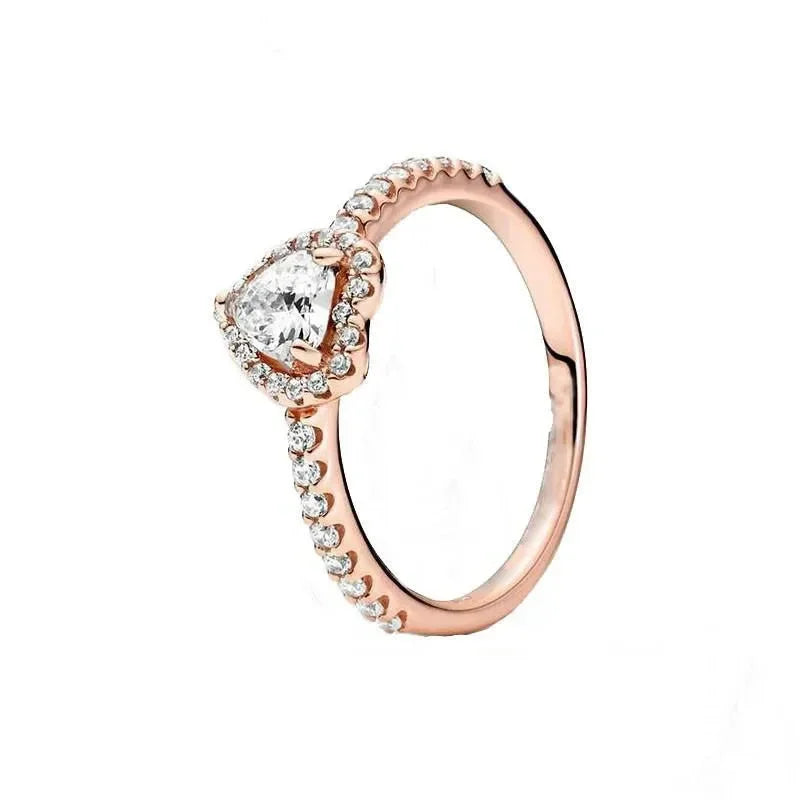Disney 2024 New Fashion Mickey Mouse Women's Ring Original Valentine's Day Jewelry Gift Couple Ring Jewelry SetsGift Rings