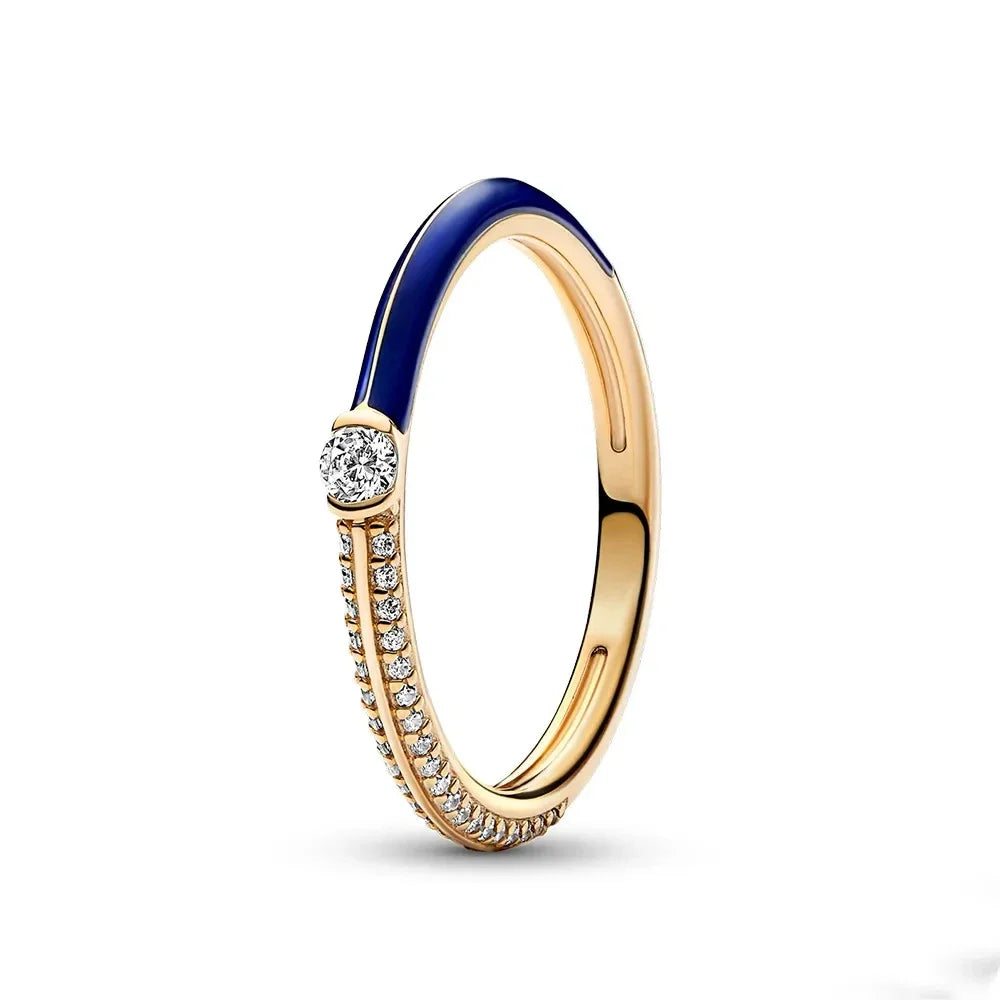Disney 2024 New Fashion Mickey Mouse Women's Ring Original Valentine's Day Jewelry Gift Couple Ring Jewelry SetsGift Rings