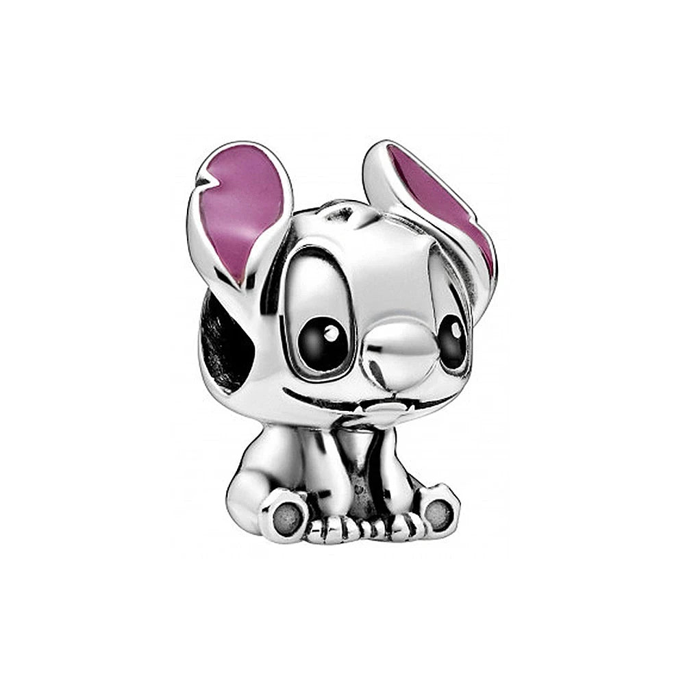 Disney 100th Anniversary Mickey Mouse Princess Pumpkin Car Beads Fit Original Pandora Bracelet Women's Bracelet DIY Jewelry