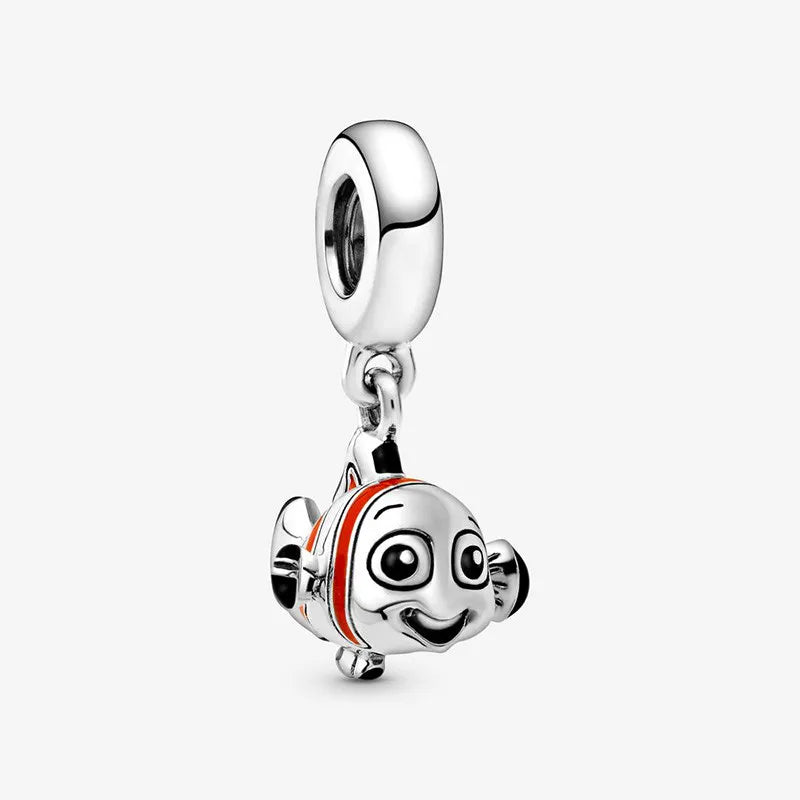 100% 925 sterling silver Disney Charm Spider Man beads suitable for original Pandora bracelet, women's fashion gift
