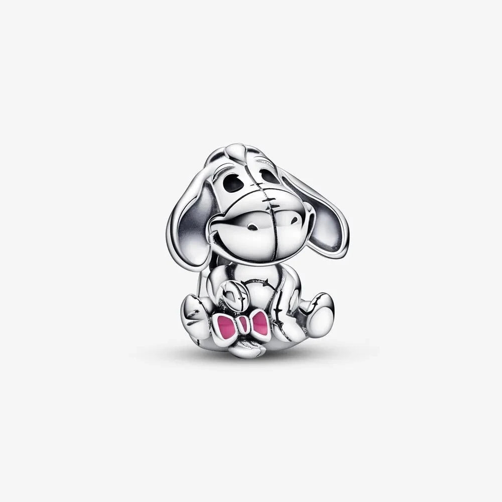 Disney 100th Anniversary Mickey Mouse Princess Pumpkin Car Beads Fit Original Pandora Bracelet Women's Bracelet DIY Jewelry