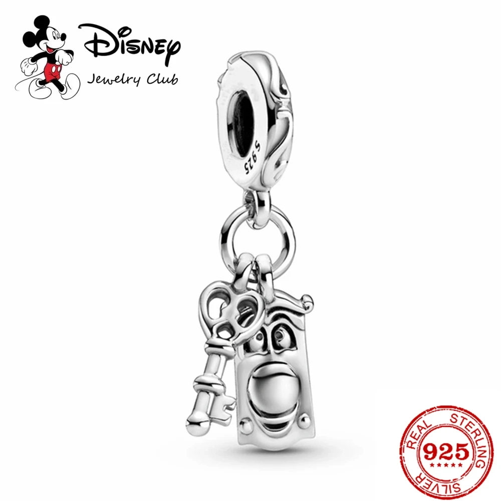 100% 925 sterling silver Disney Charm Spider Man beads suitable for original Pandora bracelet, women's fashion gift
