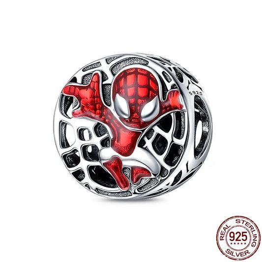 925 Sterling Silver Mickey Mouse Minnie Series Bead Charm Fit Disney Stitch Charm 925 Bracelet DIY Women Jewelry Gift