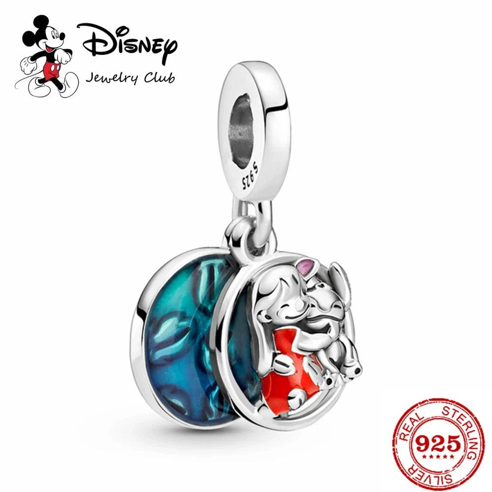 100% 925 sterling silver Disney Charm Spider Man beads suitable for original Pandora bracelet, women's fashion gift