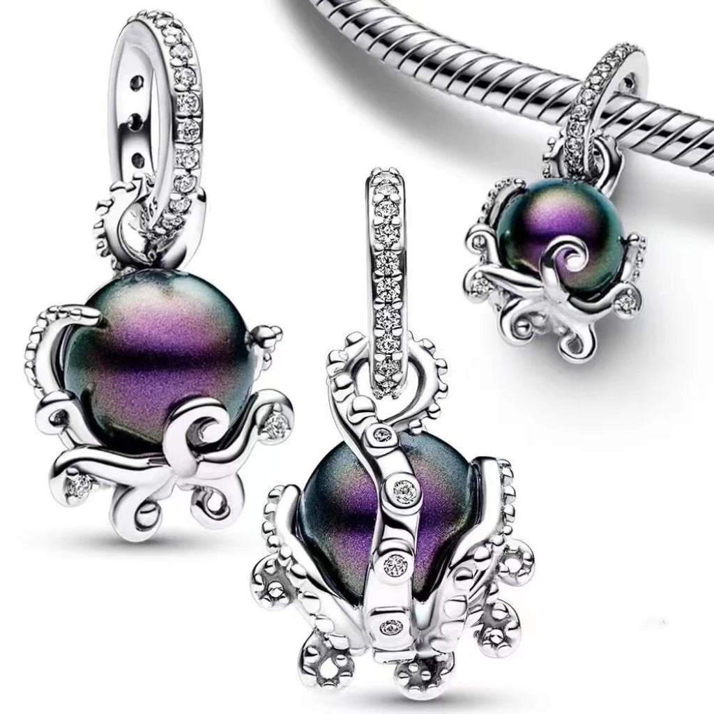 100% 925 sterling silver Disney Charm Spider Man beads suitable for original Pandora bracelet, women's fashion gift