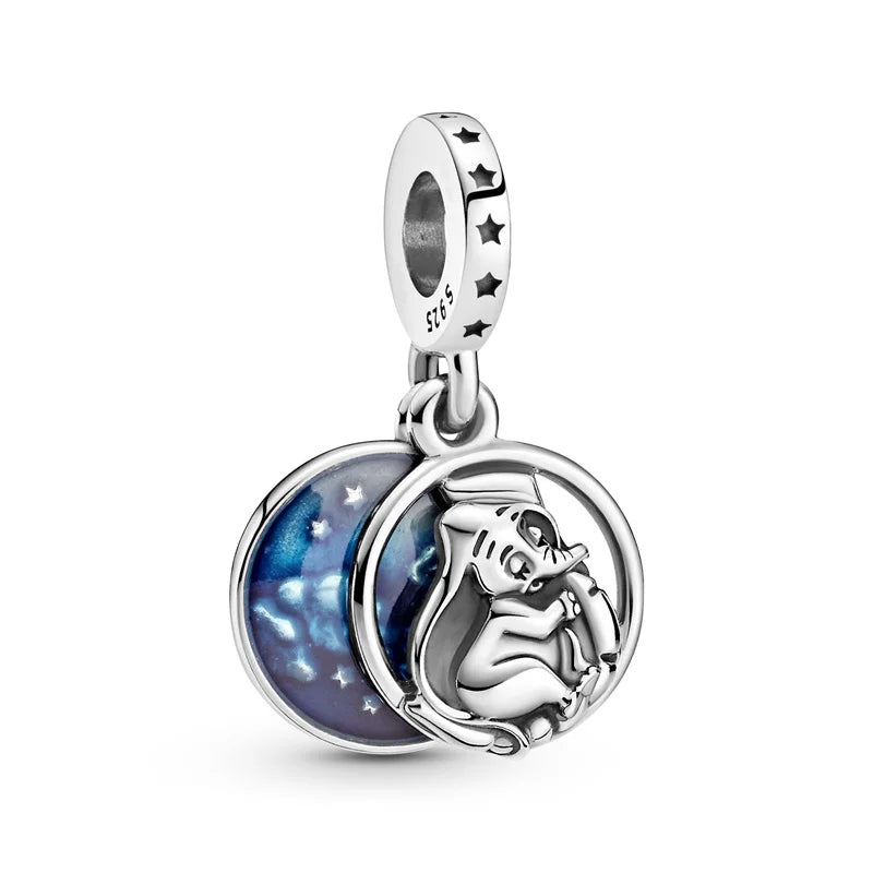 100% 925 sterling silver Disney Charm Spider Man beads suitable for original Pandora bracelet, women's fashion gift