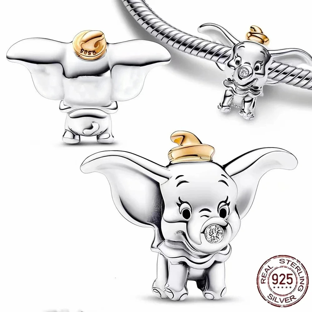 100% 925 sterling silver Disney Charm Spider Man beads suitable for original Pandora bracelet, women's fashion gift