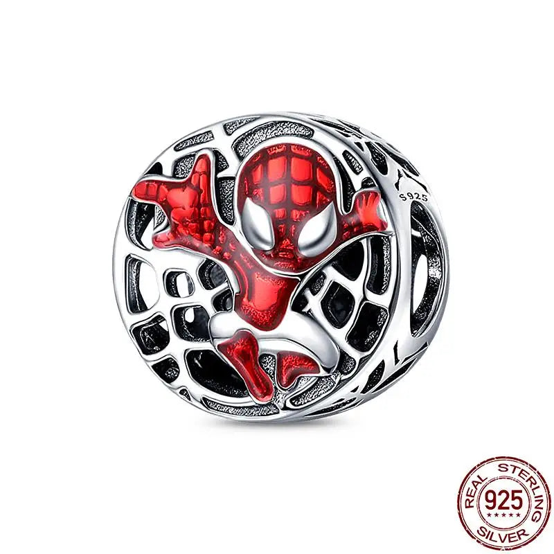 925 Sterling Silver Mickey Mouse Minnie Series Bead Charm Fit Disney Stitch Charm 925 Bracelet DIY Women Jewelry Gift