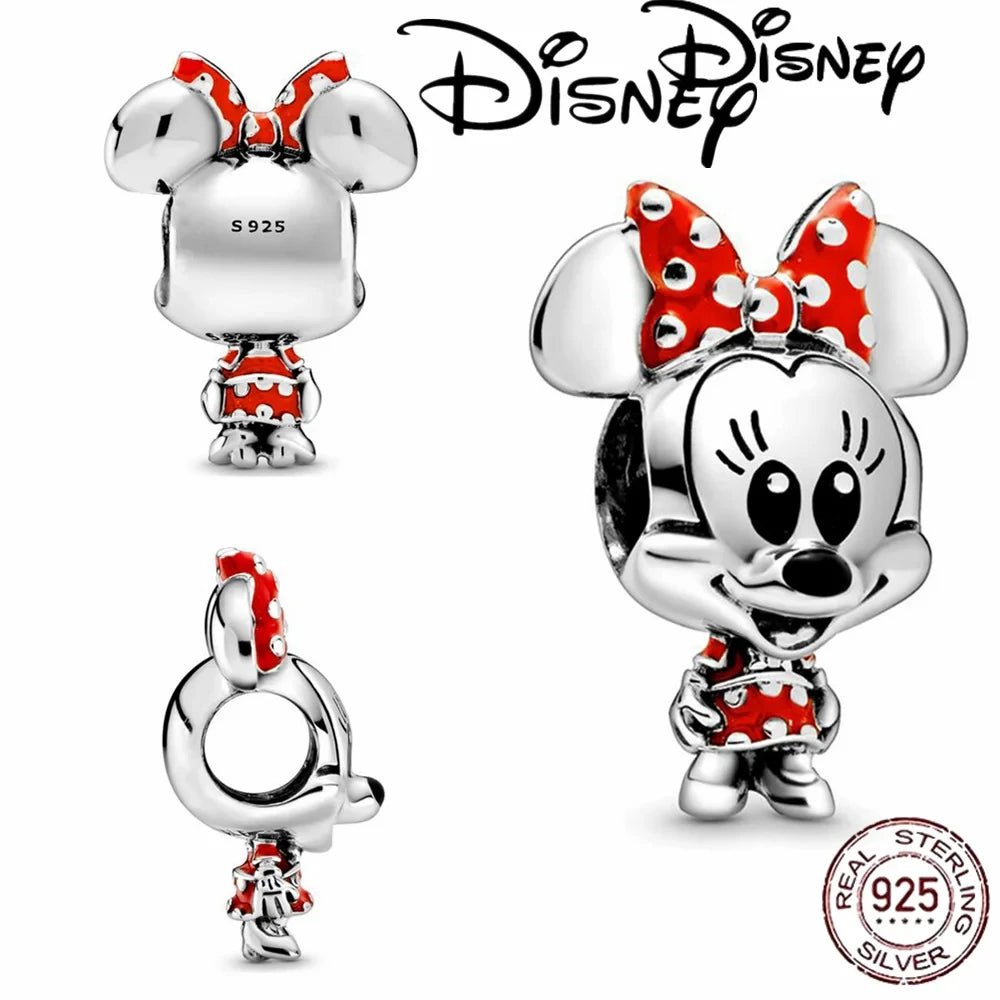 100% 925 sterling silver Disney Charm Spider Man beads suitable for original Pandora bracelet, women's fashion gift