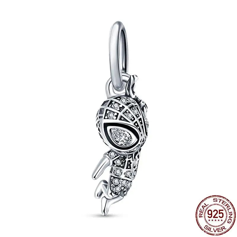 925 Sterling Silver Mickey Mouse Minnie Series Bead Charm Fit Disney Stitch Charm 925 Bracelet DIY Women Jewelry Gift