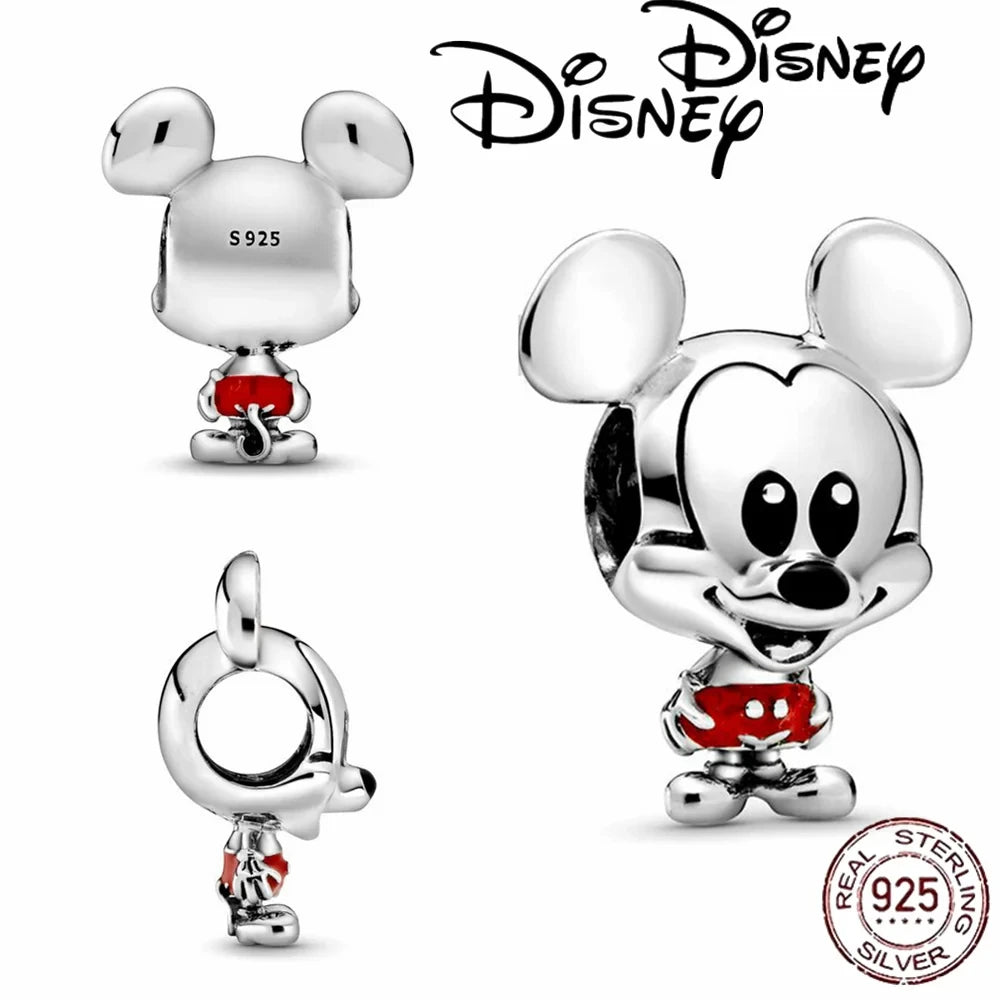 100% 925 sterling silver Disney Charm Spider Man beads suitable for original Pandora bracelet, women's fashion gift