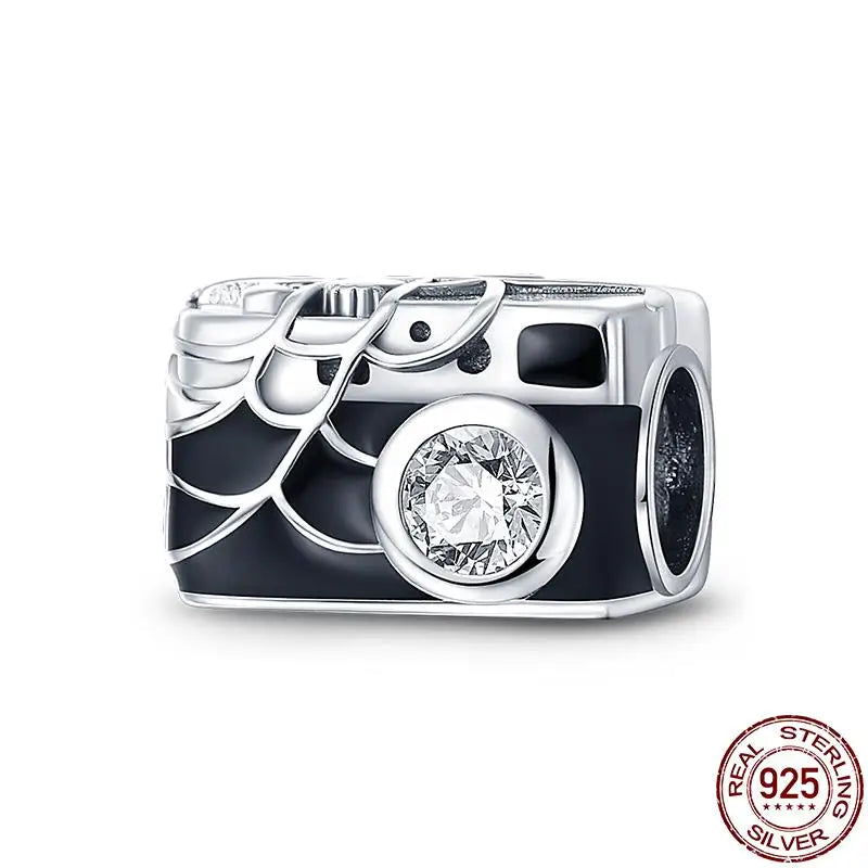 925 Sterling Silver Mickey Mouse Minnie Series Bead Charm Fit Disney Stitch Charm 925 Bracelet DIY Women Jewelry Gift