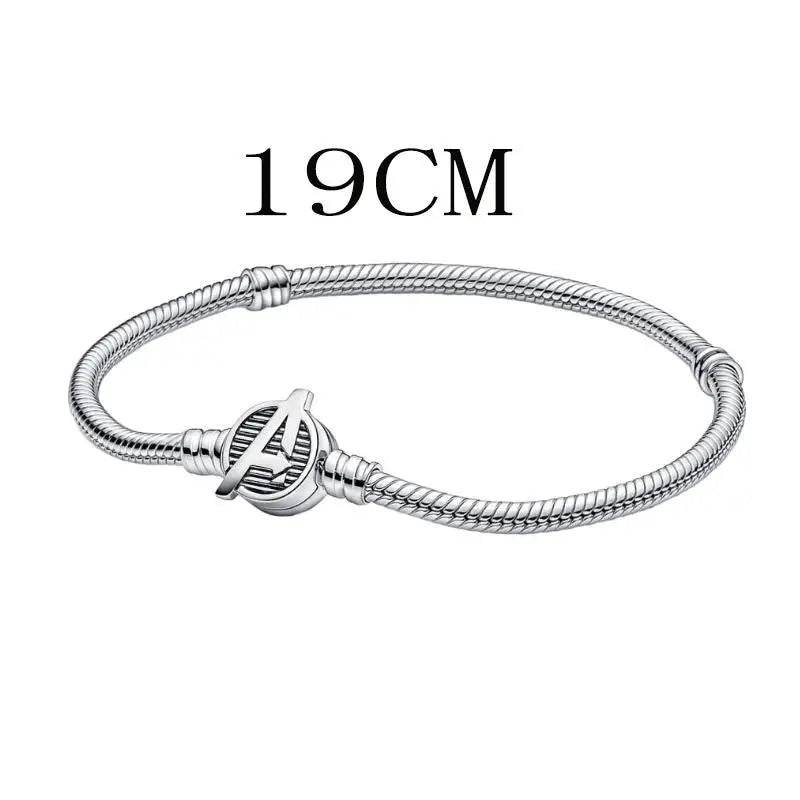 925 Sterling Silver Mickey Mouse Minnie Series Bead Charm Fit Disney Stitch Charm 925 Bracelet DIY Women Jewelry Gift