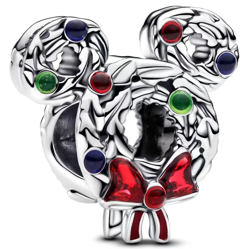 100% 925 sterling silver Disney Charm Spider Man beads suitable for original Pandora bracelet, women's fashion gift
