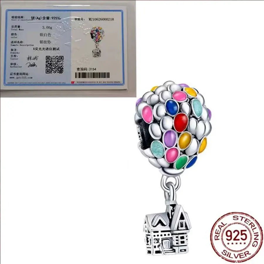 100% 925 sterling silver Disney Charm Spider Man beads suitable for original Pandora bracelet, women's fashion gift