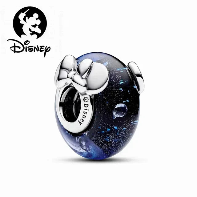 Disney 100th Anniversary Mickey Mouse Princess Pumpkin Car Beads Fit Original Pandora Bracelet Women's Bracelet DIY Jewelry