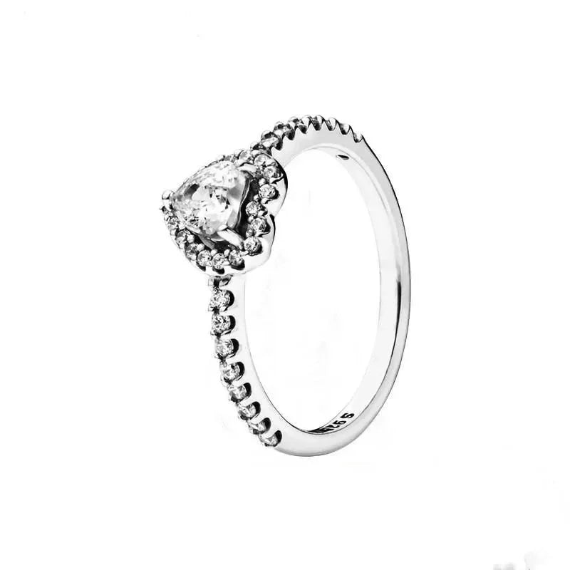 Disney 2024 New Fashion Mickey Mouse Women's Ring Original Valentine's Day Jewelry Gift Couple Ring Jewelry SetsGift Rings
