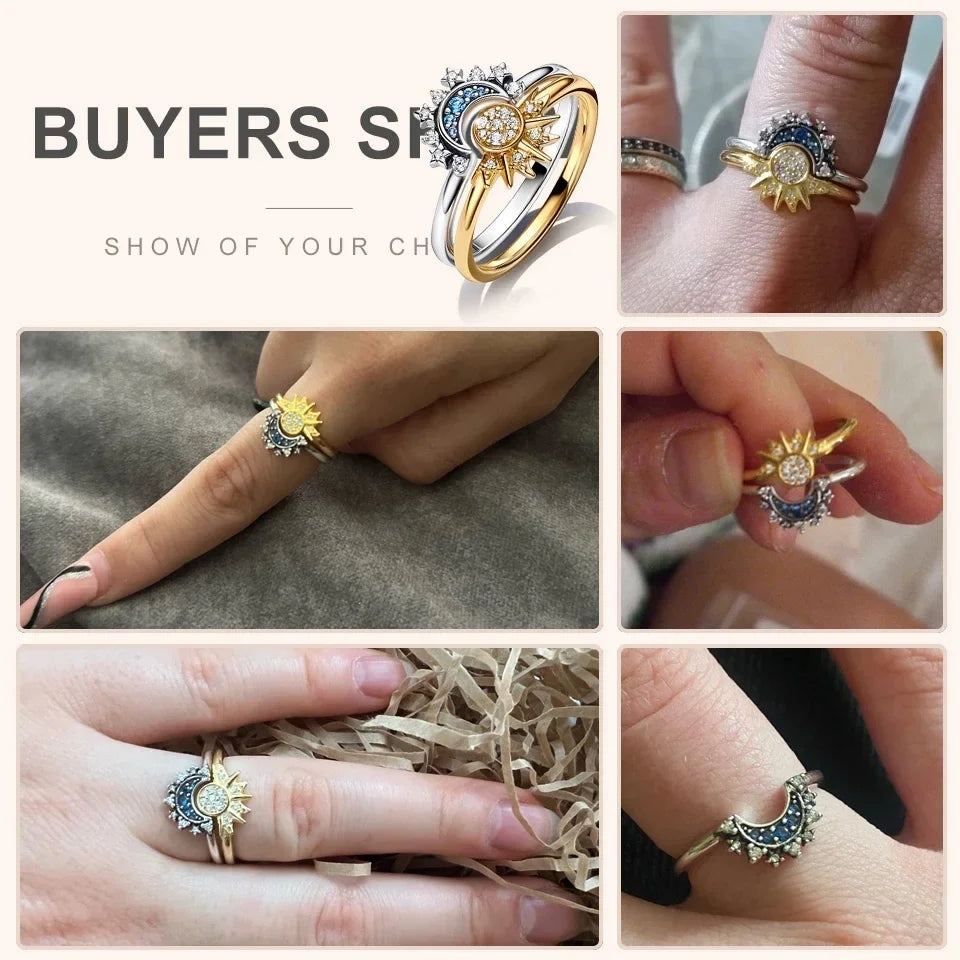 Disney 2024 New Fashion Mickey Mouse Women's Ring Original Valentine's Day Jewelry Gift Couple Ring Jewelry SetsGift Rings