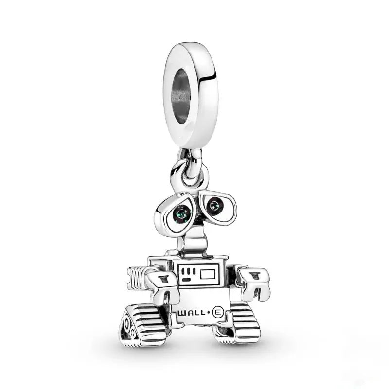 Disney 100th Anniversary Mickey Mouse Princess Pumpkin Car Beads Fit Original Pandora Bracelet Women's Bracelet DIY Jewelry