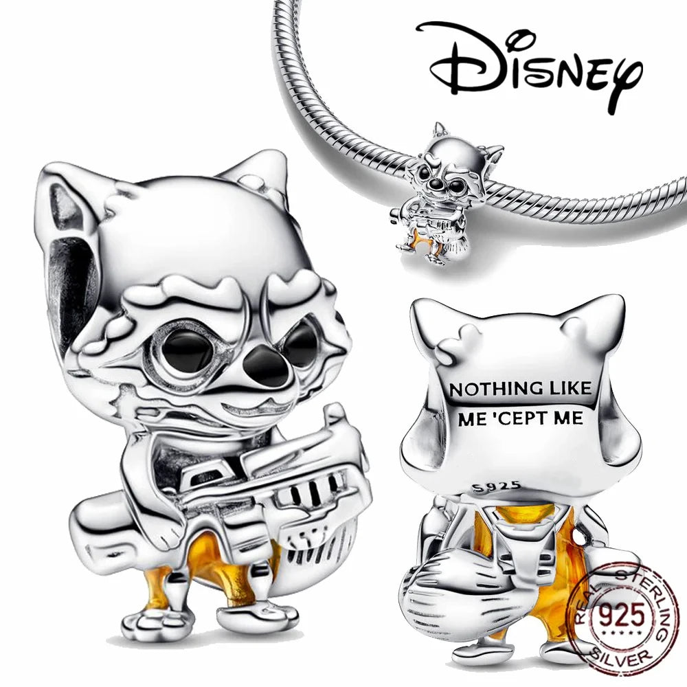 100% 925 sterling silver Disney Charm Spider Man beads suitable for original Pandora bracelet, women's fashion gift