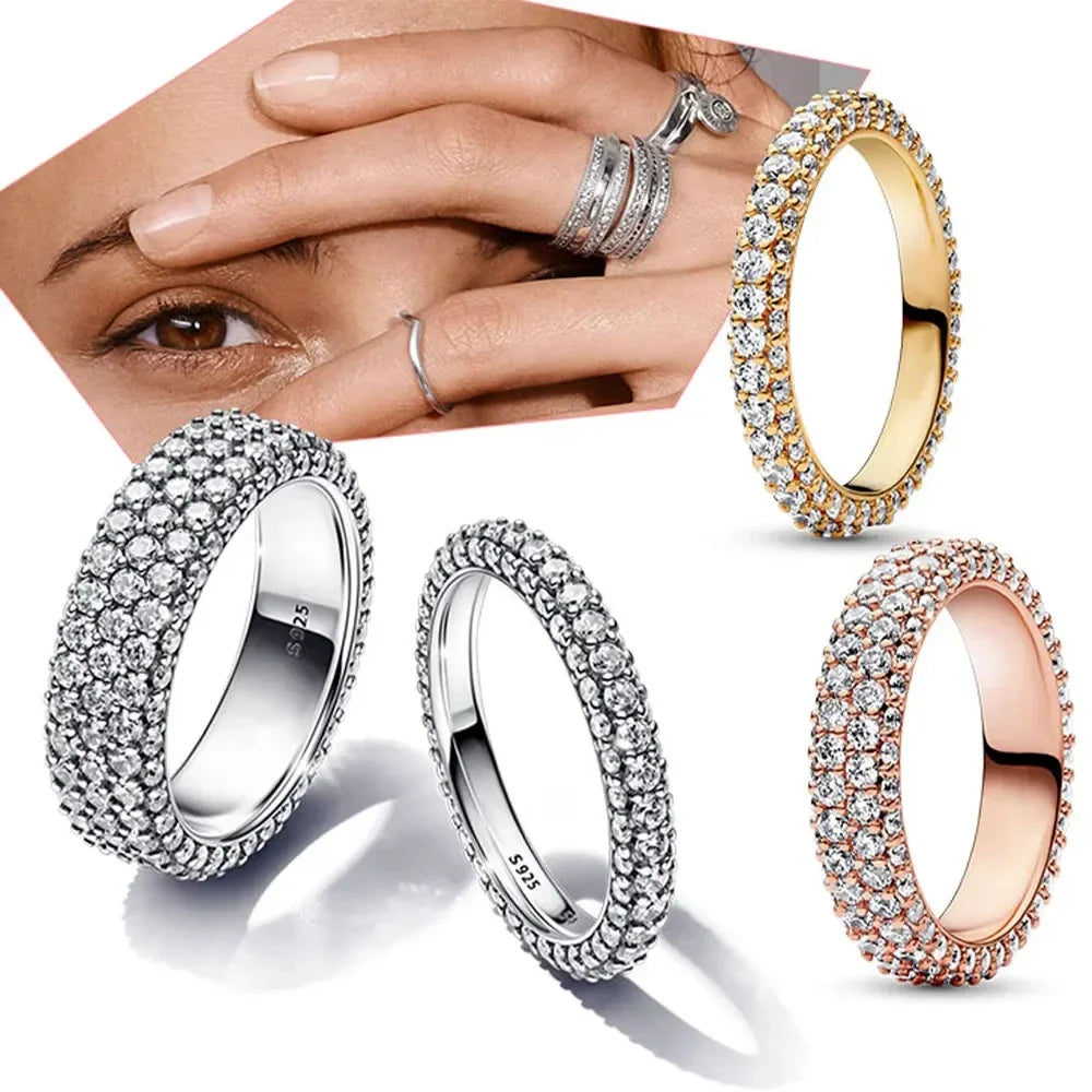 Disney 2024 New Fashion Mickey Mouse Women's Ring Original Valentine's Day Jewelry Gift Couple Ring Jewelry SetsGift Rings